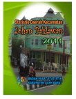 Statistik Daerah Kecamatan Johan Pahlawan 2011