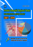 PDRB Kabupaten Aceh Barat 2007-2010