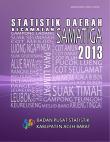 Statistik Daerah Kecamatan Samatiga 2013