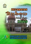 Kecamatan Bubon Dalam Angka 2009