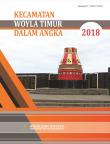 Kecamatan Woyla Timur Dalam Angka 2018