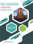 Sungai Mas Subdistrict In Figures 2019