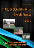 Regional Statistics Of Woyla Timur Districts 2013