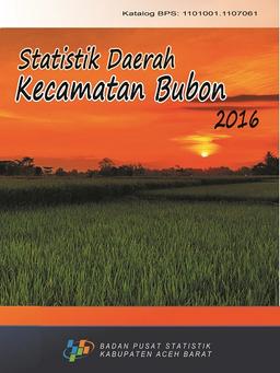 Bubon Subdistrict Regional Statistics 2016